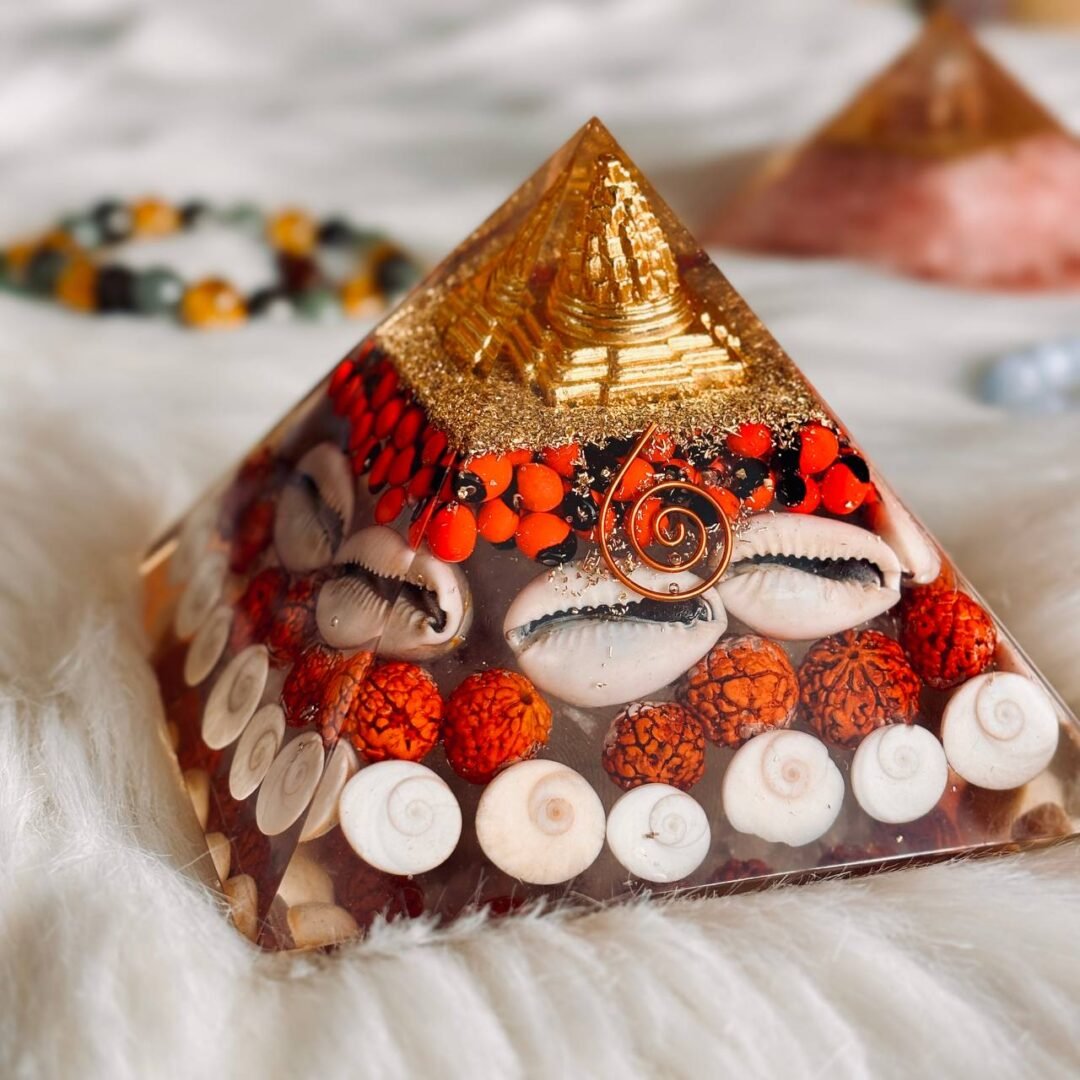 Shree Yantra Gomti Chakra Orgone Pyramid